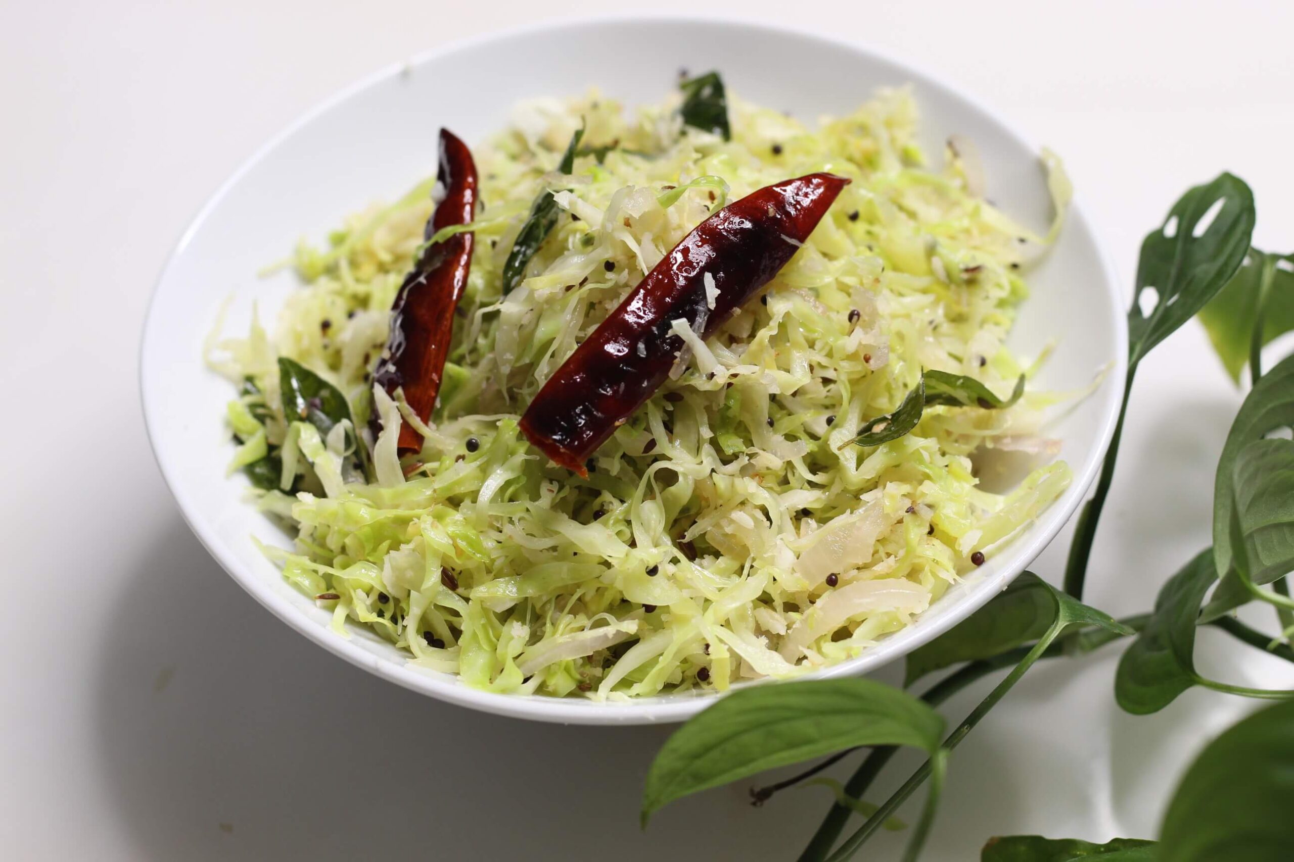 Sauteed Cabbage and Coconut | Cabbage Foogath